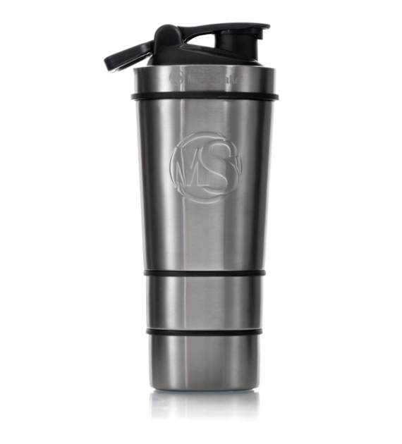 MetalShake Silver Steel 600 ml