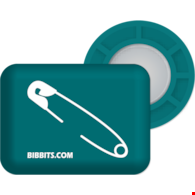 BibBits magnesy - agrafka petrol