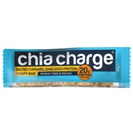 Chia Charge Protein Crispy Bar Vegan - Salted Caramel - baton białkowy słony karmel z nasionami chia 60g