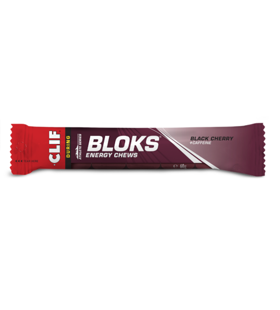Clif Bloks Black Cherry galaretki energetyczne 60 g (100 mg kofeiny)