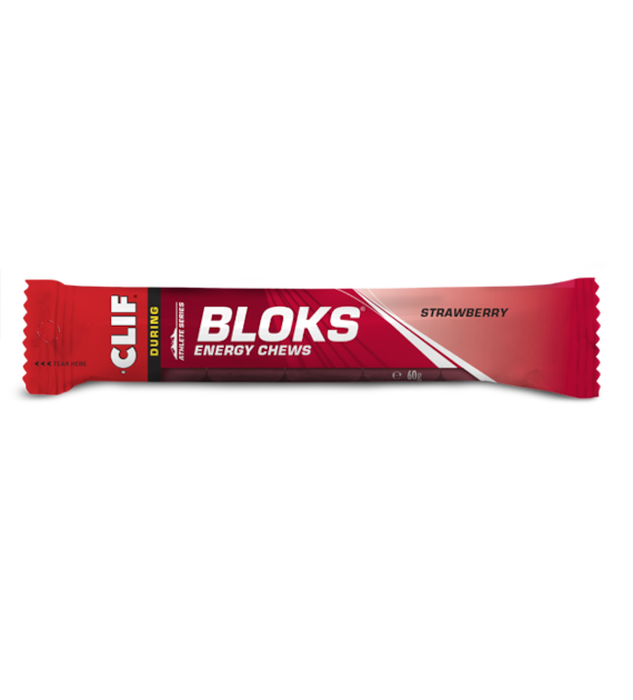 Clif Bloks Strawberry galaretki energetyczne 60 g