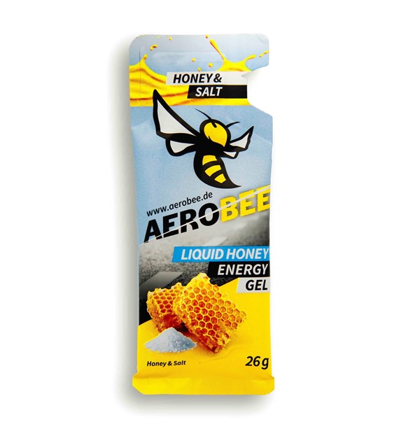 AeroBee Honey & Salt Liquid miodowy płynny żel energetyczny z solą morską 26 g