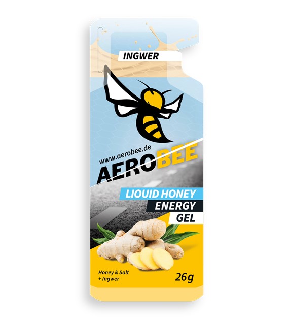 AeroBee Ingwer Liquid miodowy płynny żel energetyczny z imbirem 26 g