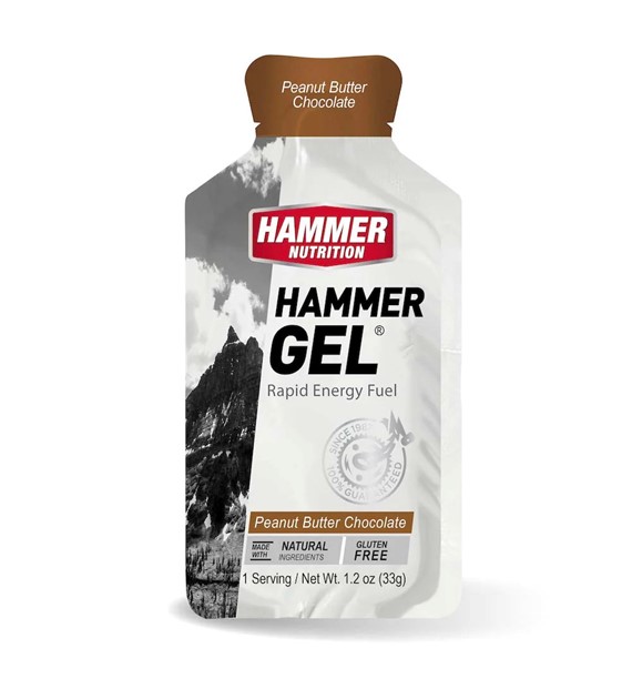 Hammer Nutrition Hammer Gel Peanut Butter Chocolate żel energetyczny z masłem orzechowym i czekoladą 33 g