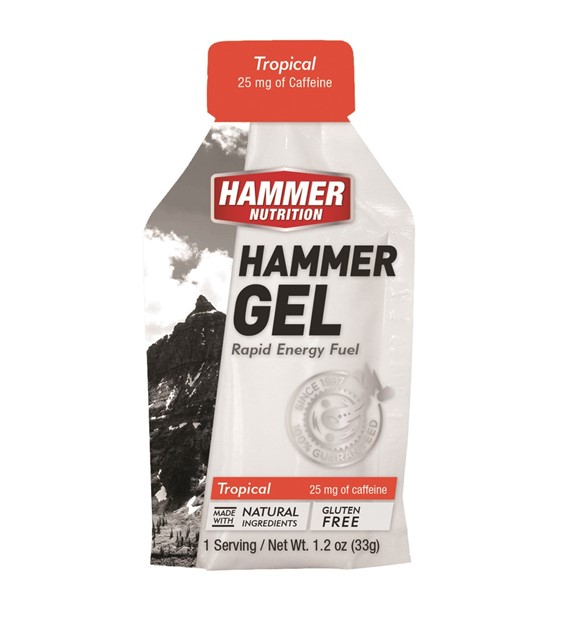 Hammer Nutrition Hammer Gel Tropical żel energetyczny tropikalny 33 g z kofeiną (25 mg)