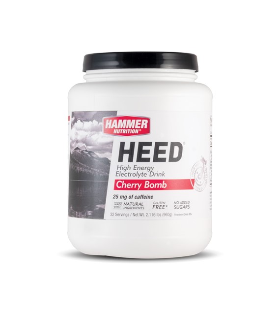 Hammer Nutrition HEED Cherry Bomb wysokoenergetyczny napój z elektrolitami o smaku wiśniowym 960 g z kofeiną (25 mg)