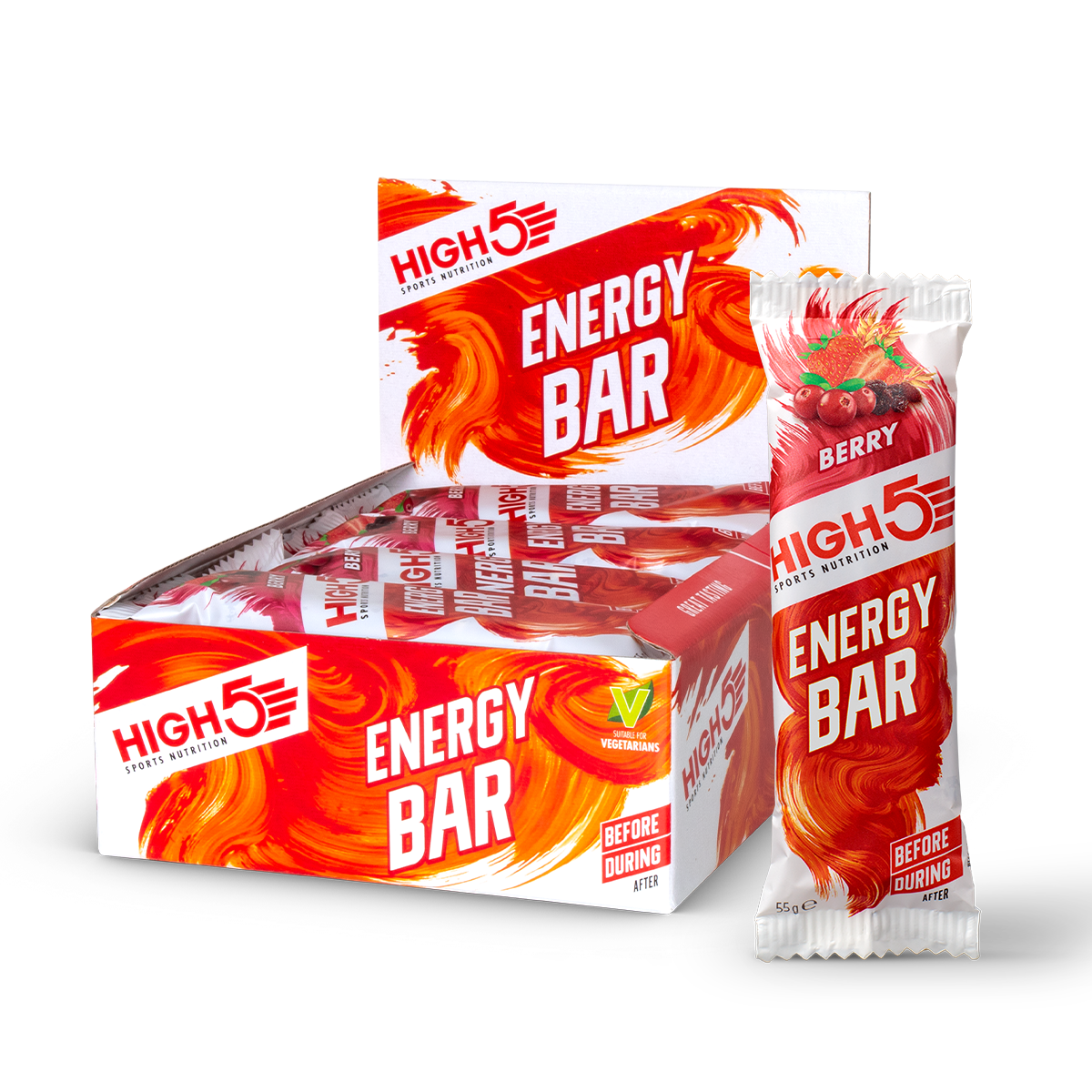 High5 Energy Bar Berry baton energetyczny o smaku jagodowym 55 g