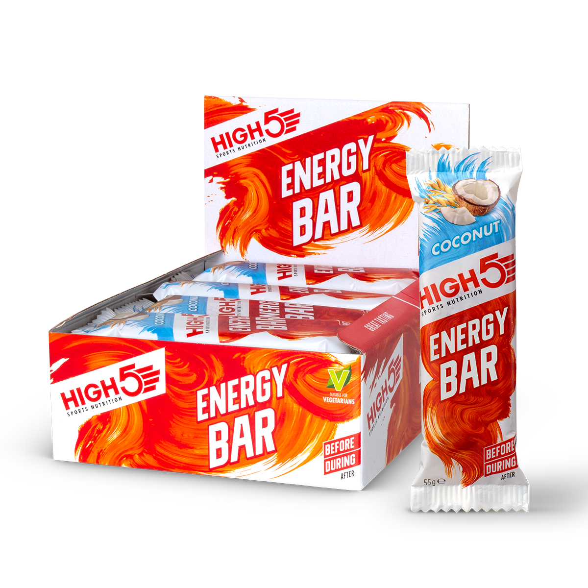 High5 Energy Bar Coconut baton energetyczny o smaku kokosowym 55 g
