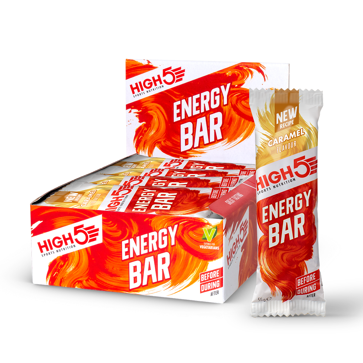 High5 Energy Bar Caramel baton energetyczny o smaku karmelowym 55 g