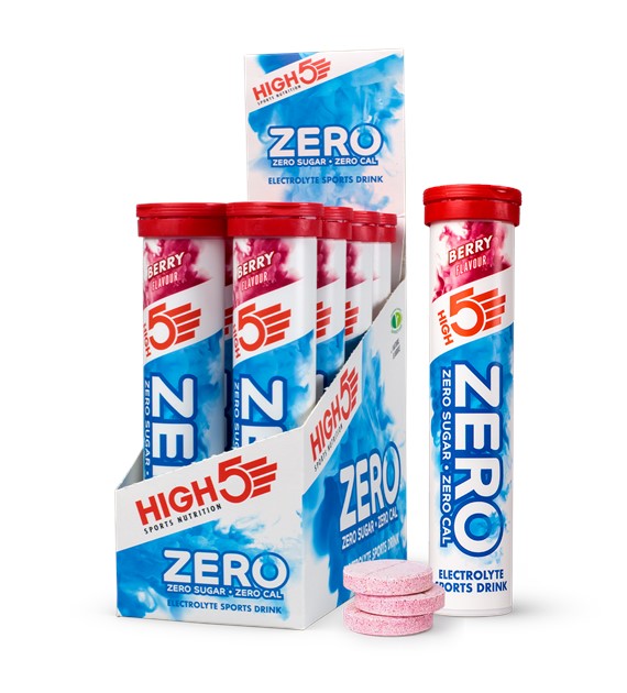 High5 Zero Electrolyte Sports Drink Berry napój z elektrolitami o smaku jagodowym 20 x 4 g