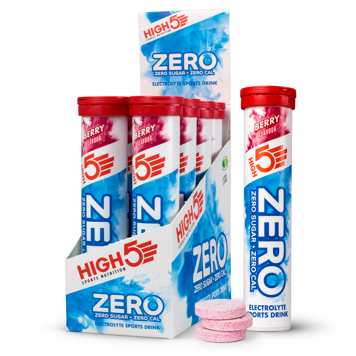 High5 Zero Electrolyte Sports Drink Berry napój z elektrolitami o smaku jagodowym 20 x 4 g