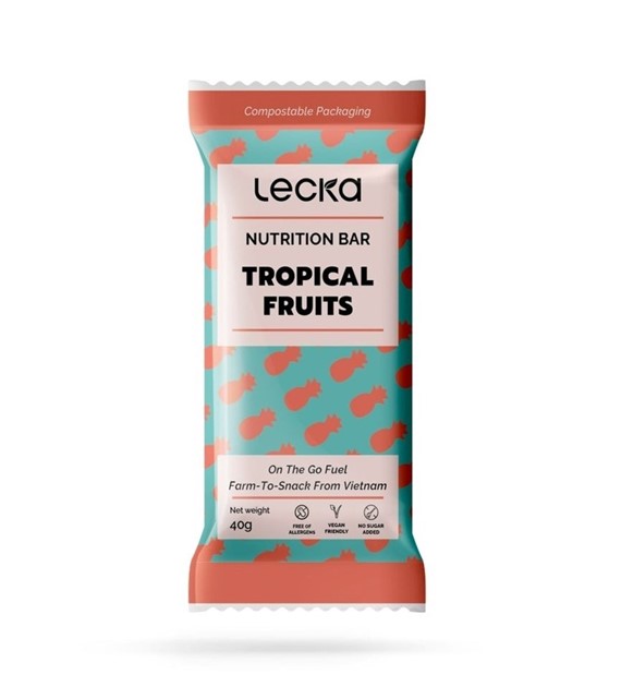 Lecka Nutrition Bar Tropical Fruits baton owocowy 40 g