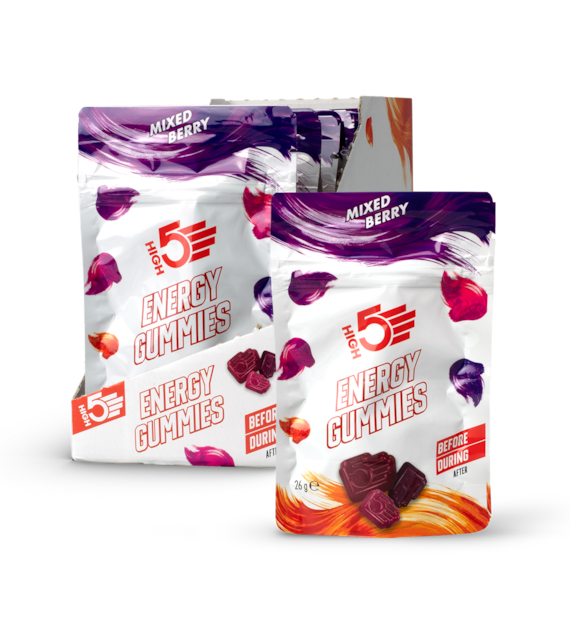 High5 Energy Gummies Mixed Berry żelki energetyczne o jagodowym 26 g