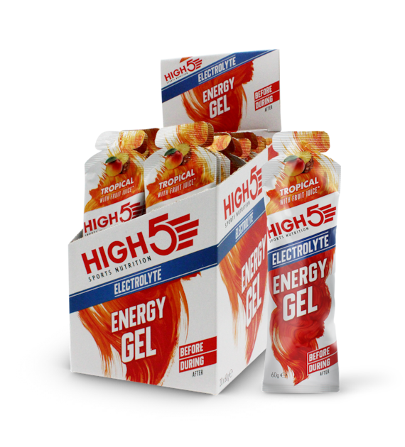 High5 Energy Gel Electrolyte Tropical żel energetyczny z elektrolitami o smaku tropikalnym 60 g