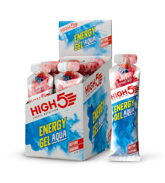 High5 Energy Gel Aqua Berry płynny żel energetyczny o smaku jagodowym 66 g