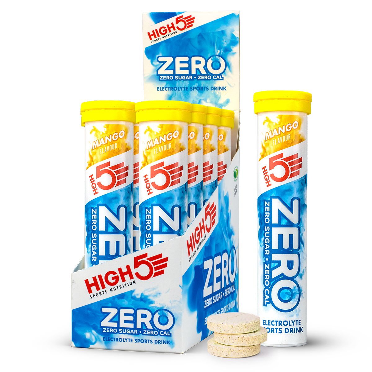 High5 Zero Electrolyte Sports Drink Mango napój z elektrolitami o smaku mango 20 x 4 g