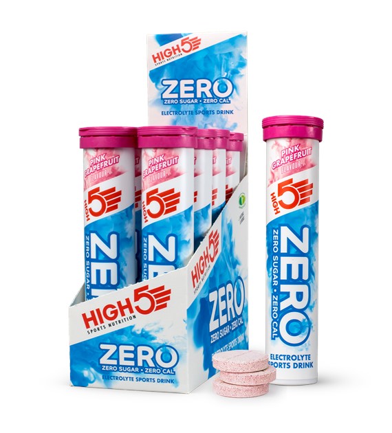 High5 Zero Electrolyte Sports Drink Pink Grapefruit napój z elektrolitami o smaku różowego grejpfruta 20 x 4 g