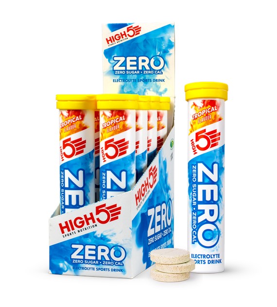 High5 Zero Electrolyte Sports Drink Tropical napój z elektrolitami o smaku tropikalnym 20 x 4 g