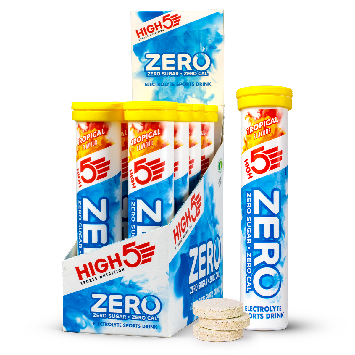 High5 Zero Electrolyte Sports Drink Tropical napój z elektrolitami o smaku tropikalnym 20 x 4 g