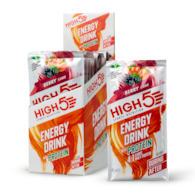 High5 Energy Drink with Protein (4:1) Berry napój energetyczny z białkiem (4:1) o smaku jagodowym saszetka 47 g