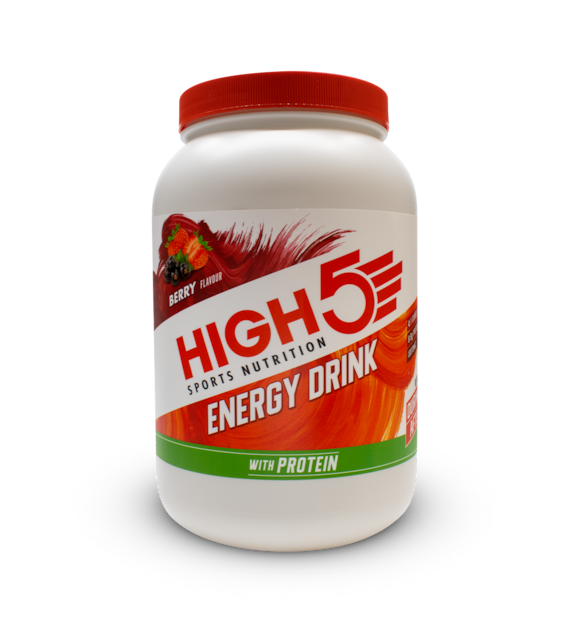 High5 Energy Drink with Protein (4:1) Berry napój energetyczny z białkiem (4:1) o smaku jagodowym puszka 1,6 kg