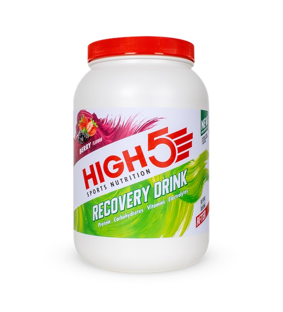 High5 Recovery Drink Berry napój białkowy o smaku jagodowym puszka 1,6 kg