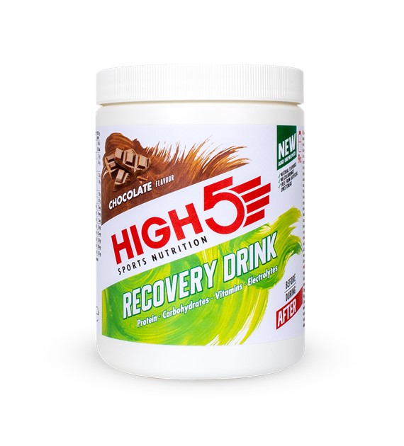 High5 Recovery Drink Chocolate napój białkowy o smaku czekoladowym puszka 450 g