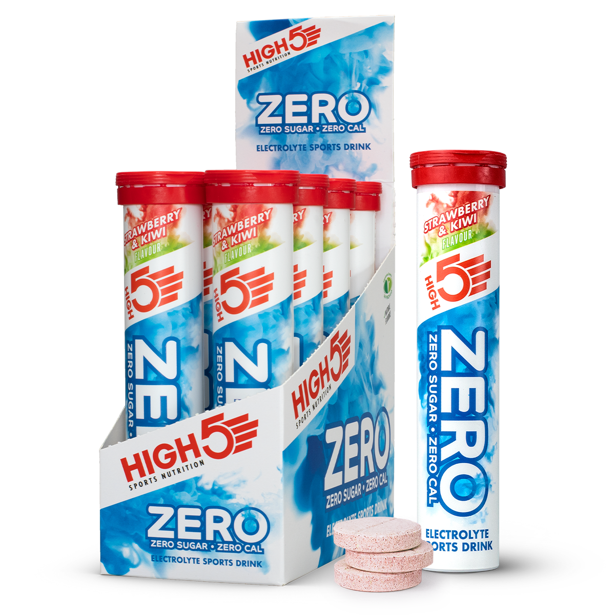 High5 Zero Electrolyte Sports Drink Strawberry Kiwi napój z elektrolitami o smaku truskawka-kiwi 20 x 4 g