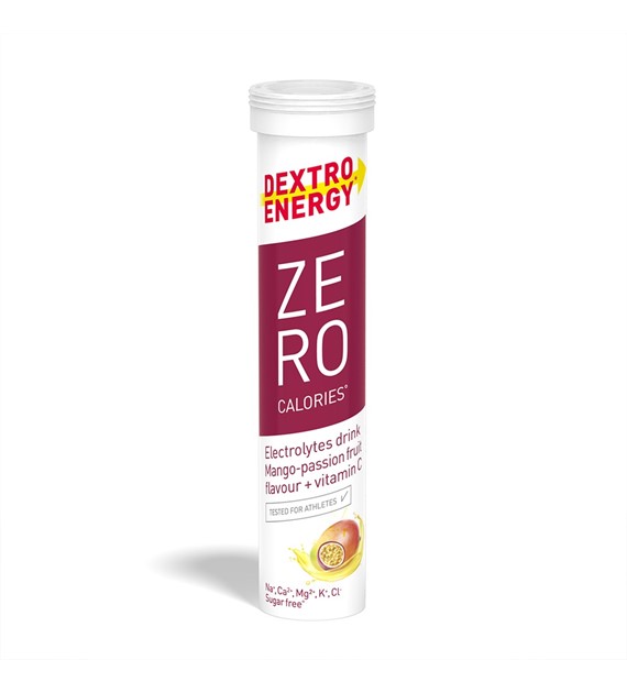 Dextro Energy Zero Calories Mango Passion Fruit mango marakuja z wit. C tuba 20 x 4,1