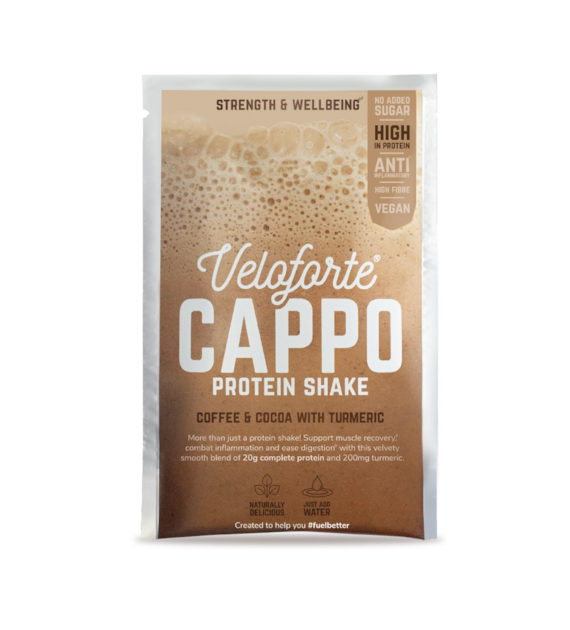 Veloforte Cappo - napój białkowy w proszku z kurkumą (kawa-kakao) 38 g