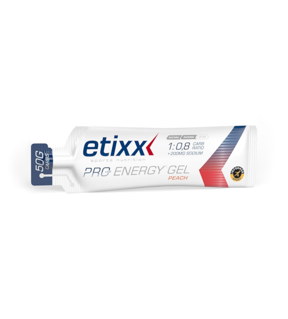 Etixx Pro Energy Gel Double Carb Peach (1:0,8 Carb Ratio) 60 ml