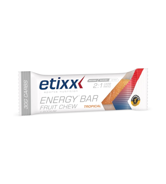 Etix Energy Bar Fruit Chew Tropical (2:1 Carb ratio) 38 g