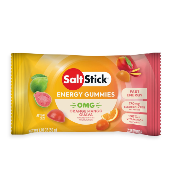 SaltStick Energy Gummies Orange Mango Guave żelki energetyczne - saszetka 8 szt.