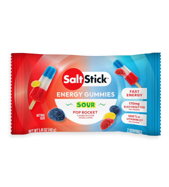 SaltStick Energy Gummies SOUR Pop Rocket żelki energetyczne - saszetka 8 szt.