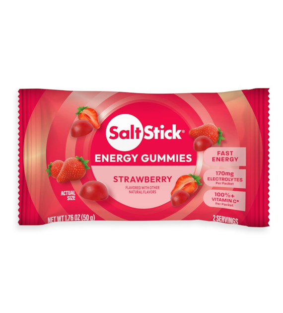 SaltStick Energy Gummies Strawberry żelki energetyczne - saszetka 8 szt.