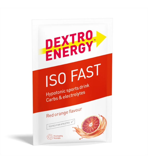 Dextro Energy Isofast czerowona pomarańcza sasz. 56 g