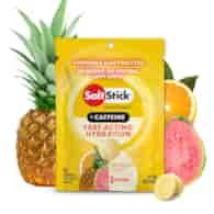 SaltStick Electrylote FastChews Tropical Twist + CAFFEINE saszetka 10 szt. pastylki do żucia