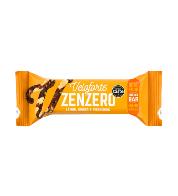 Veloforte Zenzero - baton energetyczny z cytryną, imbirem i pistacjami 55g