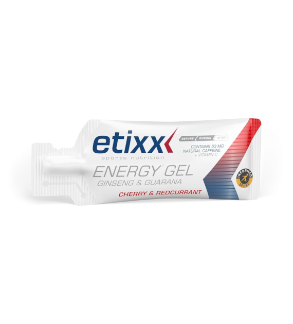 Etixx Energy Gel Ginseng & Guarana Cherry/Redcurrant 50 g