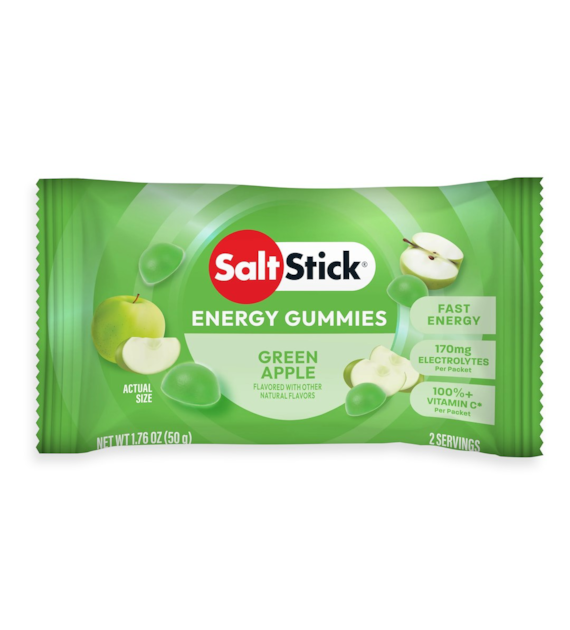 SaltStick Energy Gummies Green Apple żelki energetyczne - saszetka 8 szt.