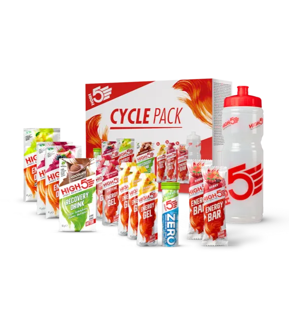 High5 Cycle Pack (zestaw żeli, batonów, napojów z bidonem)